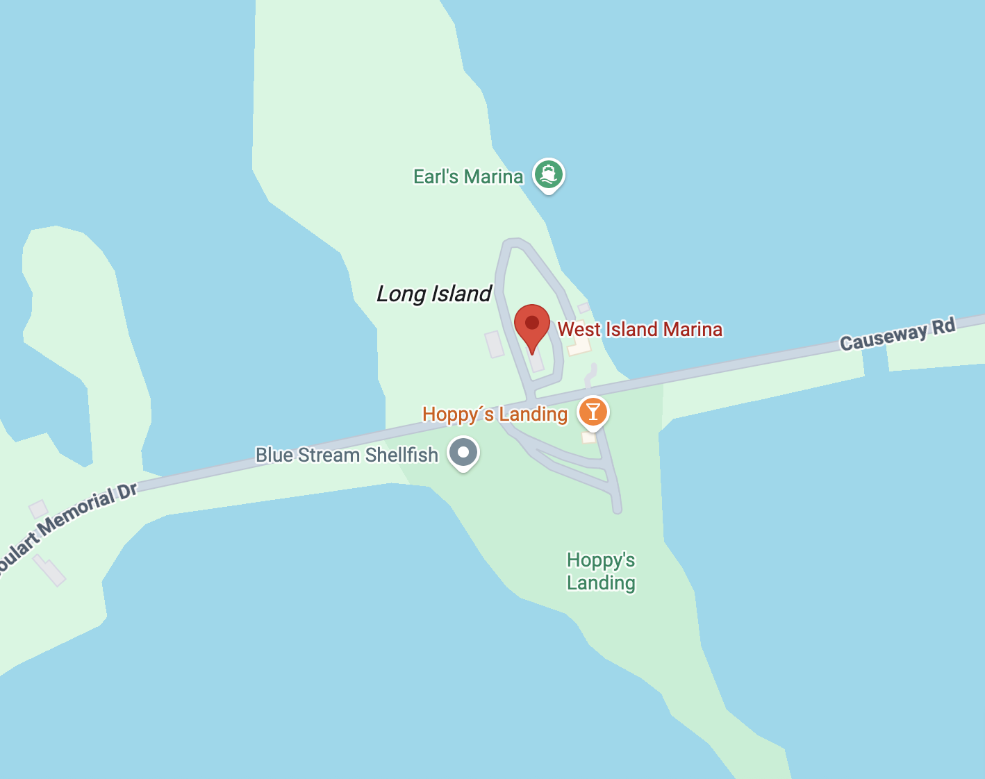 West Island Marina in Fairhaven MA Map